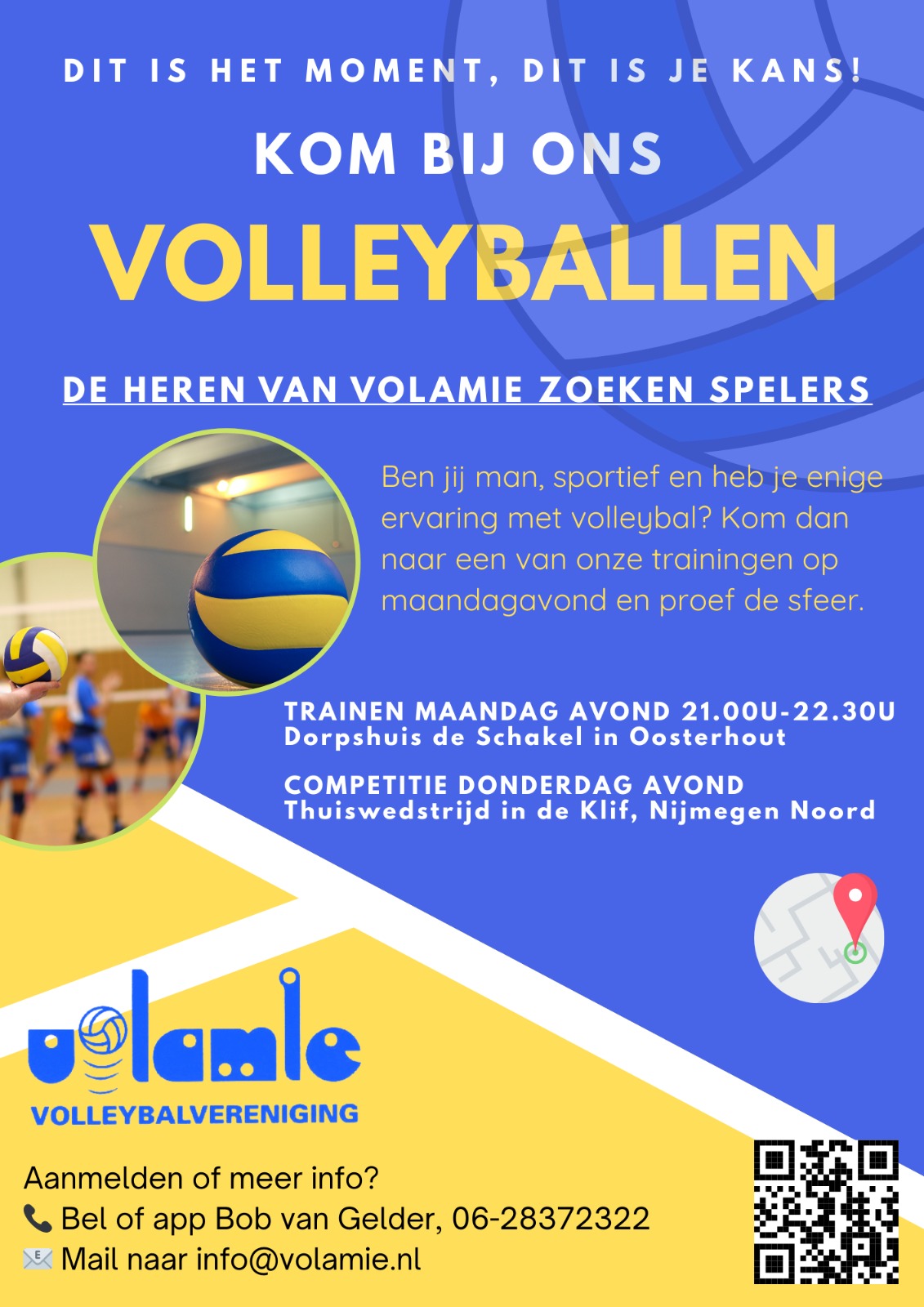 Heren 1 zoekt spelers